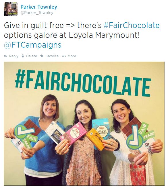 Post to Win! Make sure to use the #FairChocolate Hashtag