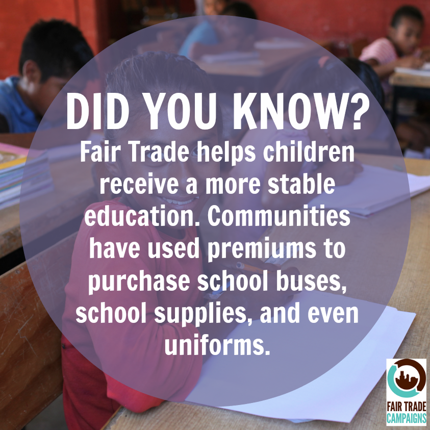 A Fair Trade Start to the School Year - Fair Trade Campaigns